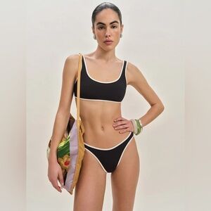 Reformation Douro Bikini Black - Size S